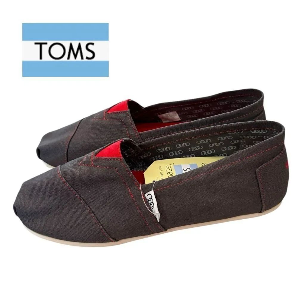 NEW Toms Classic Audi Ash Men's Sneakers Loafers 7.5